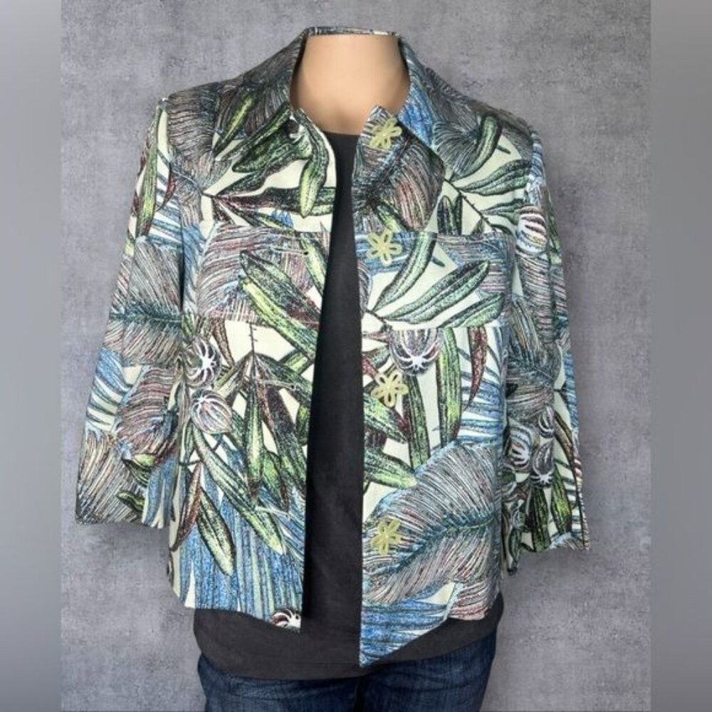 Stylish Herve Benard Collection Floral Jacket
